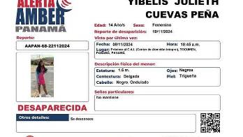 La menor Yibelis Yulieth Cuevas Peña fue repatriada desde Nicaragua y recibida en Panamá por sus familiares y autoridades nacionales.
