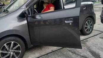 La escena del ataque en Villa Lucre fue acordonada mientras se desarrollaban las primeras diligencias.