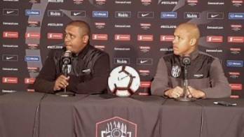 Perlo habló con los medios antes del entrenamiento de hoy.