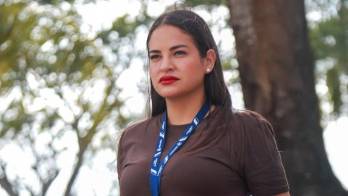 La funcionaria Stefany Peñalba.