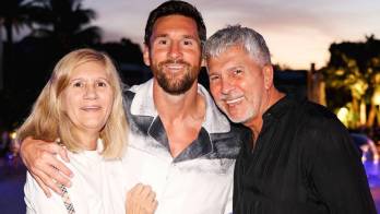 Los padres han sido el pilar de Messi.
