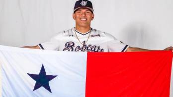 Ismael Córdoba dejando en alto a Panamá.