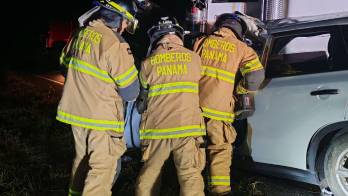 A la escena también llegaron miembros del cuerpo de bomberos de Chiriquí, información que el hombre ya estaba sin signos vitales.