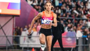 Nathalee Aranda sacó la cara por Panamá con una actuación dominante en la final del salto largo femenino.