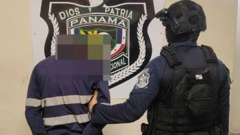 El hombre fue trasladado para los trámites correspondientes tras su aprehensión en Betania.
