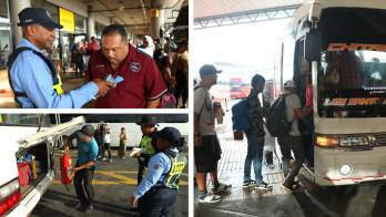 Inspecciones en la Gran Terminal de Transporte de Albrook.