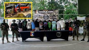 Los pillaron en campamento de minería ilegal en Darién
