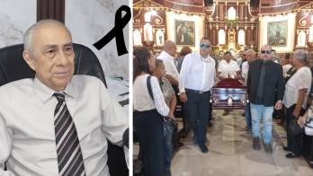 Las honras fúnebres fueron en la Catedral San Juan Bautista.