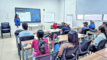 La expectativa es que en tres meses los 14 aprendices culminen sus estudios.