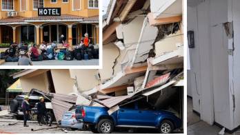 En Penonomé, el terremoto causó daños importantes a hoteles y comercios.