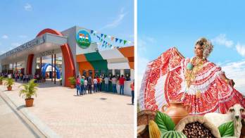 La fachada de la Feria ha sido remozada.