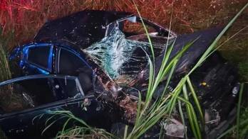 Al sitio del accidente llegaron los camisas rojas para brindarle los primeros auxilios