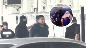 Momentos cuando Luis Oliva fue detenido el pasado miércoles.