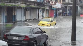 Así se encuentran las calles de Colón.