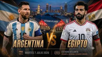 La albiceleste se prepara para enfrentar a los faraones este martes