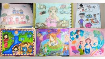 Dibujos ganadores de otros concusos que realiza El Siglo.