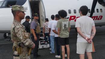 Ciudadanos colombianos son retornados desde Panamá en vuelo de deportación ejecutado el 4 de agosto de 2025.