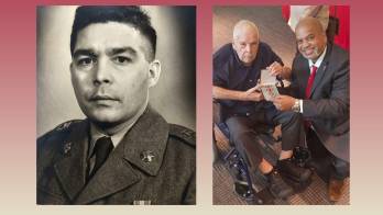 A su edad, José A. León conversa con lucidez y está orgulloso de ser uno de los veteranos más longevos.