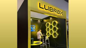 Stand de Lubrax durante la feria Latin Tyre &amp; Auto Parts Expo 2026 en Ciudad de Panamá (Panamá).