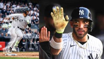 El panameño José Caballero volvió a hacer de las suyas en las bases durante el triunfo de los Yankees.