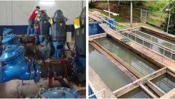 Los trabajos incluyen limpieza, desinfección y mantenimiento en plantas potabilizadoras, estaciones de bombeo de agua potable y tomas de agua.