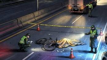 Este ciclista encontró la muerte en la vía Panamericana