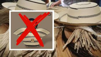 A los artesanos no les causó gracia ver al sombrero pintao como bolso ‘chic’