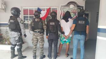 El hombre aprehendido de 46 años fue puesto a disposición de las autoridades competentes.