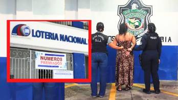 ¡Capturada en Colón! Era cajera de la Lotería Nacional