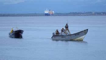 El Senafront informó que la embarcación fue localizada a 20 millas náuticas al norte de Cuango