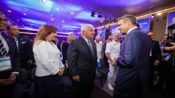 El primer ministro de Grecia, Kyriakos Mitsotakis, y el presidente José Raúl Mulino, inauguraron la feria.