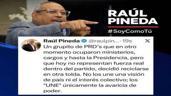Cuestionó a un grupo de antiguos dirigentes de la agrupación.