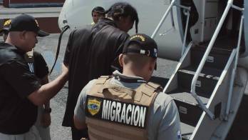 El ciudadano colombiano al momento de la expulsión de Panamá.