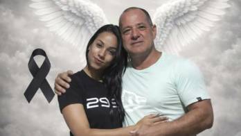 La joven se vio involucrada en un accidente de tránsito.