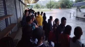 Uno de los puntos más afectados es la parada de La Tosca, ubicada en el corregimiento de Las Margaritas.