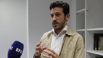MADRID, 01/07/2026.- El director de Formación y Gestión del Talento de la Fundación, Pedro Gutiérrez Crespo, durante la entrevista concedida a la Agencia EFE. La Fundación SEPI se ha marcado el objetivo de que la primera edición de los Cursos de Verano, que comienzan el próximo 7 de julio en el Campus Los Peñascales (Torrelodones, Madrid), sean el escenario en el que se cree un marco común de conocimiento en asuntos como la innovación tecnológica o la autonomía europea. EFE/J.J. Guillén