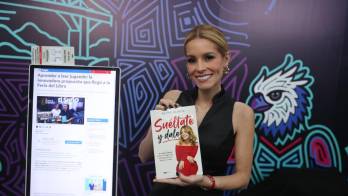 Astrid Quirós debuta como escritora con ‘Suéltate y Dale’, un libro que invita a vencer el miedo y atreverse a cumplir los sueños. Luis García/El Siglo