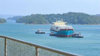 Actualmente, la vía interoceánica mantiene cerca de 34 tránsitos diarios desde enero de 2026.