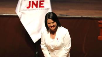 Presidenta electa de Perú, Keiko Fujimori.