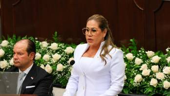 La nueva presidenta de la Asamblea, Shirley Castañedas.