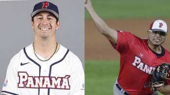 Logan Allen (i) y Ariel Jurado (d).