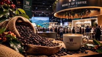 Más de 14 mil asistentes se presentan en el World of Coffee 2026.
