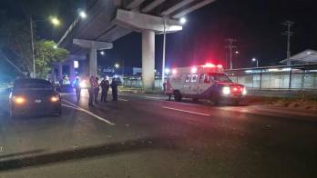 El accidente generó congestionamiento en dirección hacia Panamá Centro.