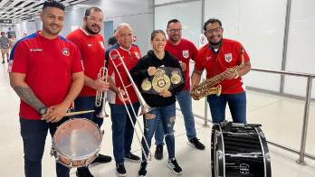 La veragüense feliz de estar casa.