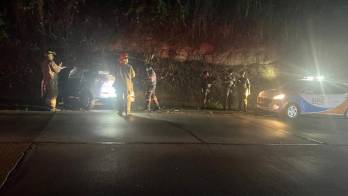 El accidente ocurrió en Loma del Machetazo y requirió la intervención coordinada de varias instituciones.