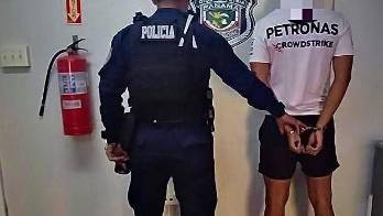 El sospechosos fue aprehendido mientras caminaba por el sector 4 de Samaria