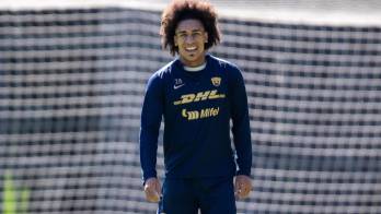 Adalberto Carrasquilla durante el entrenamiento.