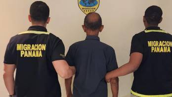 Emilio Garzola Ruíz, tras llegar a Panamá en calidad de deportado y quien es requerido por las autoridades judiciales panameñas por su presunta vinculación con la desaparición forzada de la joven Rita Wald.