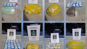 Los paquetes fueron lanzados con drones al interior del penal y contenían cigarrillos, accesorios electrónicos y presuntas sustancias ilícitas.