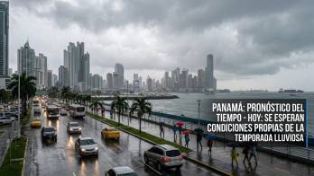Pronóstico del tiempo en Panamá para este viernes 4 de septiembre de 2026